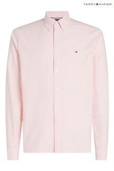 Tommy Hilfiger Pink Regular Fit Heritage Oxford Stripe Shirt (AC2513) | €100