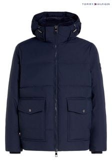 Tommy Hilfiger Blue Rockie Utility Hooded Jacket (AC2579) | $548