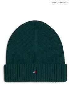 Tommy Hilfiger Green Small Flag Beanie (AC2905) | HK$257