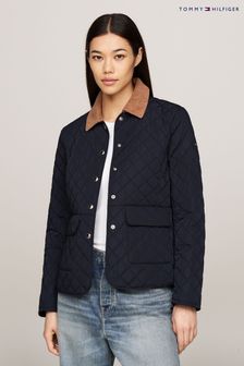 Tommy Hilfiger Slim Fit Quilted Blue Jacket (AC2961) | €255