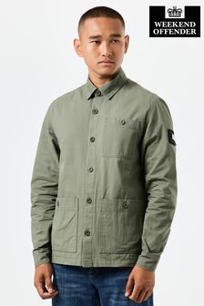 Weekend Offender Mens Tavira Cotton Baker Overshirt (AC3692) | €123