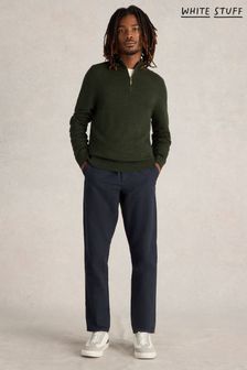 Men s Jumpers White Stuff Green Plain Knitwear Next Luxembourg