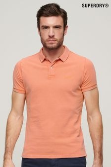 Superdry Orange Destroyed 100% Cotton Polo Shirt (AC4566) | $69