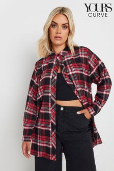 Red casual tops cheap