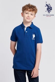 U.S. Polo Assn. Navy Blue Boys Player 3 Pique Polo Shirt (AC4918) | $69 - $82