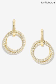 Jon Richard Gold Tone Open Circle Earrings (AC5070) | $76