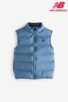 New Balance Blue Boys Bond Quilted Gilet (AC5296) | $129 - $154