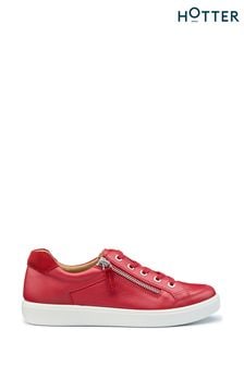 Rot - Hotter Wide Fit Chase Ii Lace-up Zip X Shoes (AC5800) | 136 €