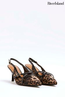River Island Point Animal Print Shoes Next Luxembourg