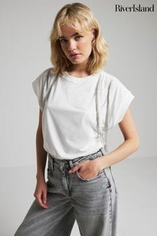 River Island Chain Fringe T-shirt (AC6319) | 21 030 тг