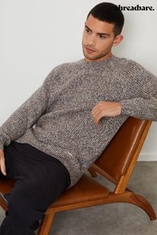 Threadbare Brown Raglan Sleeve Crew Neck Jumper (AC6716) | $48