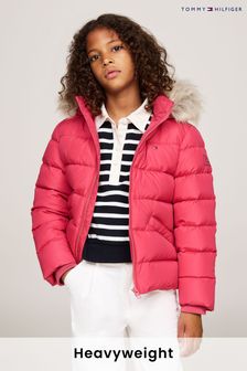 Girls Jackets Pink Puffer Short Casual Next Luxembourg