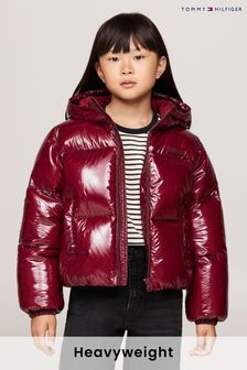 Next red puffer jacket shop
