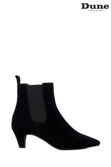 Dune London Black Obvious Comfort Kitten Chelsea Boots (AC7392) | €184