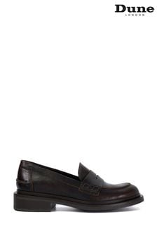 Dune London Brown Giri Penny Loafers (AC7403) | kr2 000