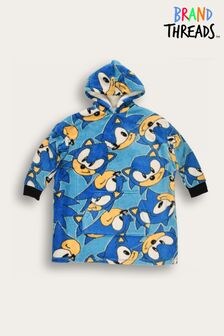 Brand Threads Blue Boys Sonic The Hedgehog Hooded Blanket (AC7649) | $34 - $46