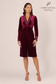 Adrianna papell velvet dress cheap