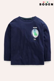 Boden Blue Educational Front and Back T-Shirt (AC8424) | ￥3,350 - ￥3,750