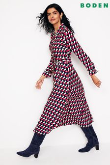 Women s Boden Red Shirt Dress Casual Brandedfashion Next Latvia