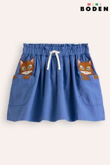 Blue skirt boden 2025