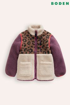 Girls borg jacket shop