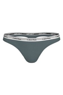 ブルー - Calvin Klein Modern Logo Thong (AC8896) | ￥2,760