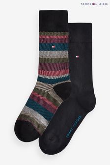 Tommy Hilfiger Mens Black Socks 2 Pack (AC9451) | €20