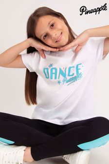 Pineapple White Girls Dance T-Shirt (AC9526) | €22.50