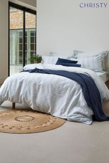 Christy Powder Blue Folia 100% Cotton Duvet Set (AD0657) | €107 - €168