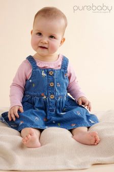 Next baby denim dress store