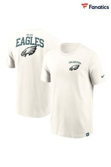 Fanatics Cream Nfl Philadelphia Eagles Short Sleeve Essential Cotton T-shirt (AD1590) | 18 ر.ع