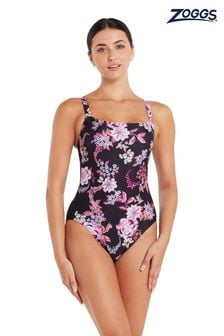 Zoggs Artisan Adjustable Classic Back Black Swimsuit (AD1807) | kr1 010