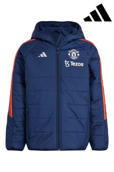 Adidas blue winter jacket new arrivals