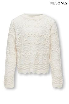 Kids white jumpers 2025