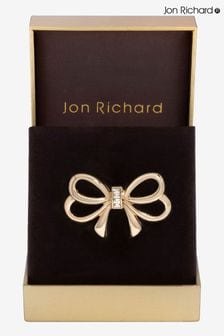 Jon Richard Gold Tone Vintage Inspired Bow Gift Boxed Brooch (AD3997) | kr380