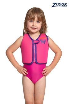 Zoggs pink swim jacket deals