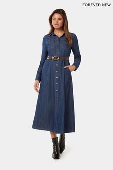 Forever New Lexi Midi Shirt Dress (AD4656) | 123 €