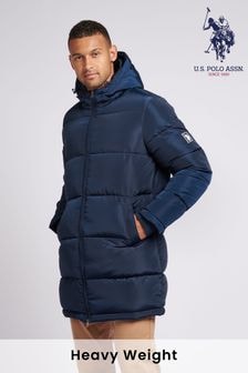 U.S. Polo Assn. Mens Classic Longline Puffer Jacket (AD5185) | $257