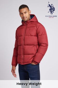 Next red puffer jacket store