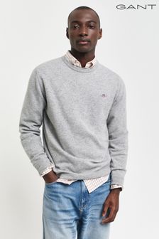 GANT Grey Plain Jumpers Next Luxembourg