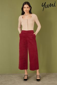 Cord cropped trousers online