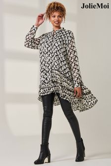 Black Holiday Shirt Dress Knee Length Tops Next Luxembourg