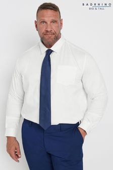 BadRhino Big & Tall White Long Sleeve Shirt (AD7390) | $58