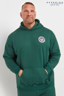 BadRhino Big & Tall Green Badge Hoodie (AD7415) | $62