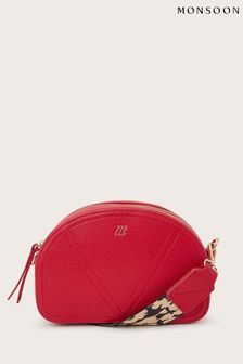 Monsoon Red Hali Leopard Strap Cross-Body Bag (AD8922) | ￥8,880