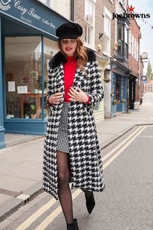 Joe browns sophisticated check coat clearance