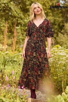 Women s Dresses Brown Floral Brandedfashion Next Bahrain