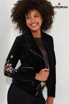 Joe browns leather jacket womens clearance