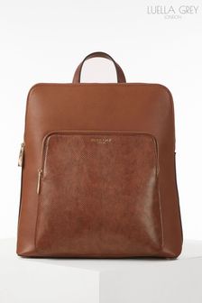 Luella Grey Patsy Laptop Work Brown Backpack (AE4144) | €168