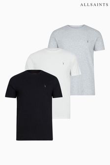 AllSaints Black Tonic Short Sleeve Crew T-Shirt 3 Pack (AE4198) | kr1 870